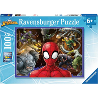 RAVENSBURGER Puzzle Nebojácný Spiderman XXL 100 dílků