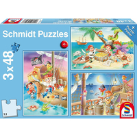 SCHMIDT Puzzle Piráti 3x48 dílků