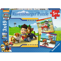 RAVENSBURGER Puzzle Tlapková patrola: Hrdinové 3x49 dílků