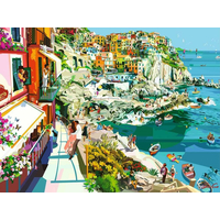 RAVENSBURGER Puzzle Romantika v Cinque Terre 1500 dílků
