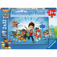 RAVENSBURGER Puzzle Ryder a tlapková patrola 2x12 dílků