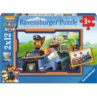 RAVENSBURGER Puzzle Tlapková patrola v akci 2x12 dílků