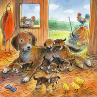 RAVENSBURGER Puzzle Zvířecí mazlení 3x49 dílků