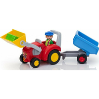 PLAYMOBIL® 1.2.3 6964 Traktor s přívěsem