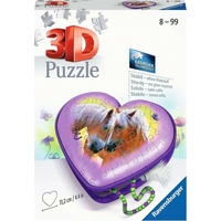 RAVENSBURGER 3D puzzle Srdce Koně 54 dílků