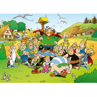 RAVENSBURGER Puzzle Asterix a Obelix: Vesnička 500 dílků