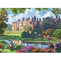 RAVENSBURGER Puzzle Královské rezidence, Velká Británie 4x500 dílků