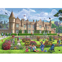 RAVENSBURGER Puzzle Královské rezidence, Velká Británie 4x500 dílků