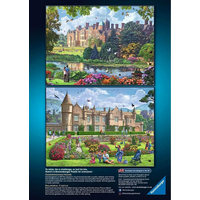 RAVENSBURGER Puzzle Královské rezidence, Velká Británie 4x500 dílků