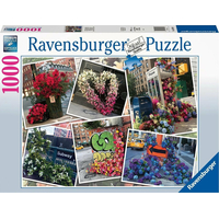 RAVENSBURGER Puzzle Květiny v New Yorku 1000 dílků