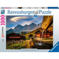 RAVENSBURGER Puzzle Neustattalm am Dachstein, Rakousko 1000 dílků