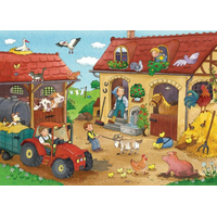 RAVENSBURGER Puzzle Práce na farmě 2x12 dílků