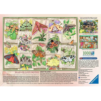 RAVENSBURGER Puzzle Sbírka úžasných můr 1000 dílků