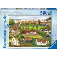 RAVENSBURGER Puzzle Útěk do Suffolku 500 dílků