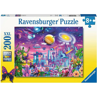 RAVENSBURGER Puzzle Vesmírné město XXL 200 dílků