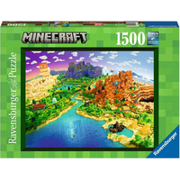 RAVENSBURGER Puzzle Minecraft: Svět Minecraftu 1500 dílků