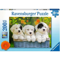 RAVENSBURGER Puzzle Roztomilá štěňata XXL 200 dílků