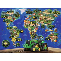 RAVENSBURGER Puzzle Svět John Deere XXL 300 dílků