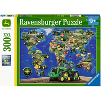 RAVENSBURGER Puzzle Svět John Deere XXL 300 dílků