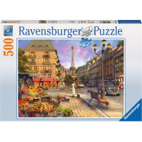 RAVENSBURGER Puzzle Večerní procházka 500 dílků