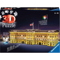 RAVENSBURGER Svítící 3D puzzle Noční edice Buckinghamský palác 216 dílků