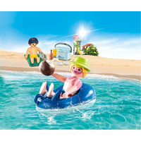 PLAYMOBIL® Family Fun 70112 Dovolenkář s plovacím kruhem