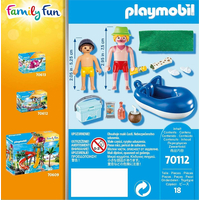 PLAYMOBIL® Family Fun 70112 Dovolenkář s plovacím kruhem