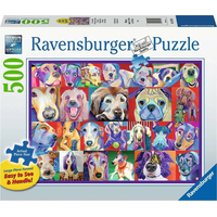 RAVENSBURGER Puzzle Ahoj pejsci XXL 500 dílků