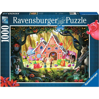 RAVENSBURGER Puzzle Jeníček a Mařenka (Perníková chaloupka) 1000 dílků