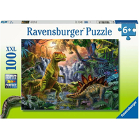 RAVENSBURGER Puzzle V říši dinosaurů XXL 100 dílků