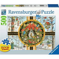 RAVENSBURGER Puzzle Vánoční zpěvné ptactvo XXL 500 dílků