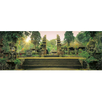 RAVENSBURGER Panoramatické puzzle Chrám džungle Pura Luhur Batukaru, Bali 1000 dílků