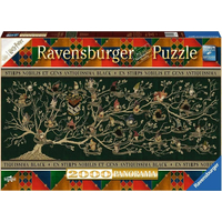 RAVENSBURGER Panoramatické puzzle Harry Potter: Rodokmen 2000 dílků