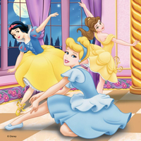 RAVENSBURGER Puzzle Disney princezny: Sny 3x49 dílků