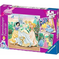 RAVENSBURGER Puzzle Disney princezny: Sny 3x49 dílků