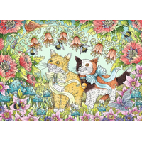 RAVENSBURGER Puzzle Kočičí přátelství 1000 dílků