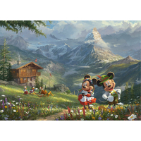 SCHMIDT Puzzle Mickey & Minnie v Alpách 1000 dílků