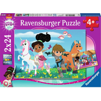 RAVENSBURGER Puzzle Nella princezna rytířů 2x24 dílků