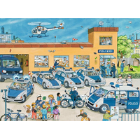 RAVENSBURGER Puzzle Policejní stanice XXL 100 dílků