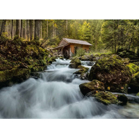 RAVENSBURGER Puzzle Vodopád Gollinger Wasserfall, Rakousko 1000 dílků
