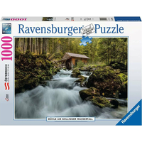 RAVENSBURGER Puzzle Vodopád Gollinger Wasserfall, Rakousko 1000 dílků