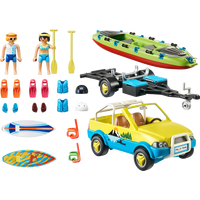 PLAYMOBIL® Family Fun 70436 Plážové auto s lodním přívěsem