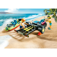 PLAYMOBIL® Family Fun 70436 Plážové auto s lodním přívěsem