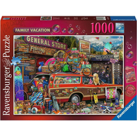 RAVENSBURGER Puzzle Rodinná dovolená 1000 dílků