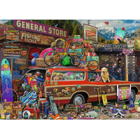 RAVENSBURGER Puzzle Rodinná dovolená 1000 dílků