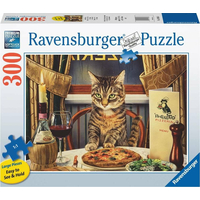 RAVENSBURGER Puzzle Večeře pro jednoho EXTRA 300 dílků