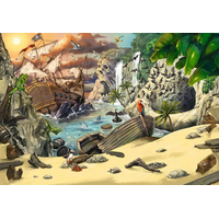 RAVENSBURGER Únikové EXIT puzzle Kids Pirátské dobrodružství 368 dílků