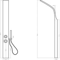 Sprchový panel MAMBET