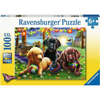 RAVENSBURGER Puzzle Psí piknik XXL 100 dílků