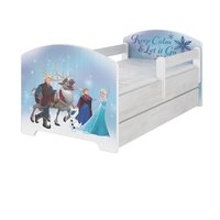 Dětská postel Disney - LEDOVÉ KRÁLOVSTVÍ 140x70 cm